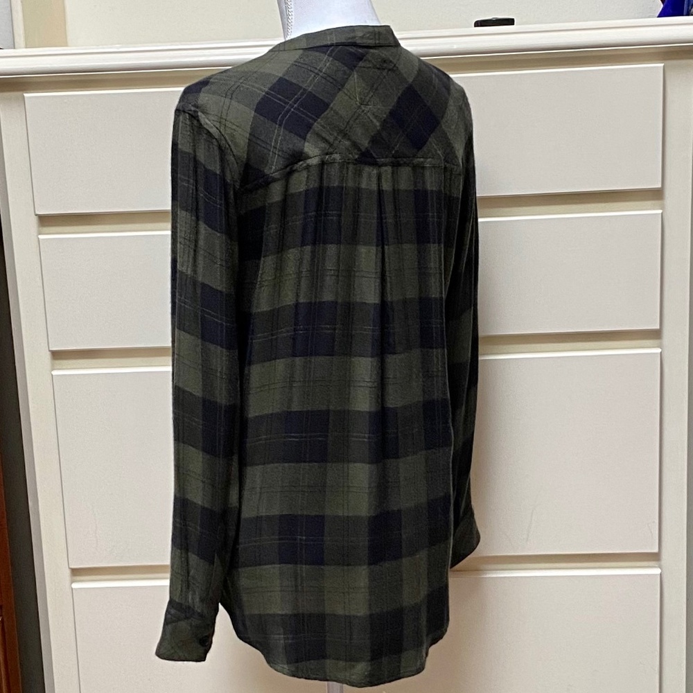 Rails Allison Plaid Button Down Shirt Size Xs - image 3